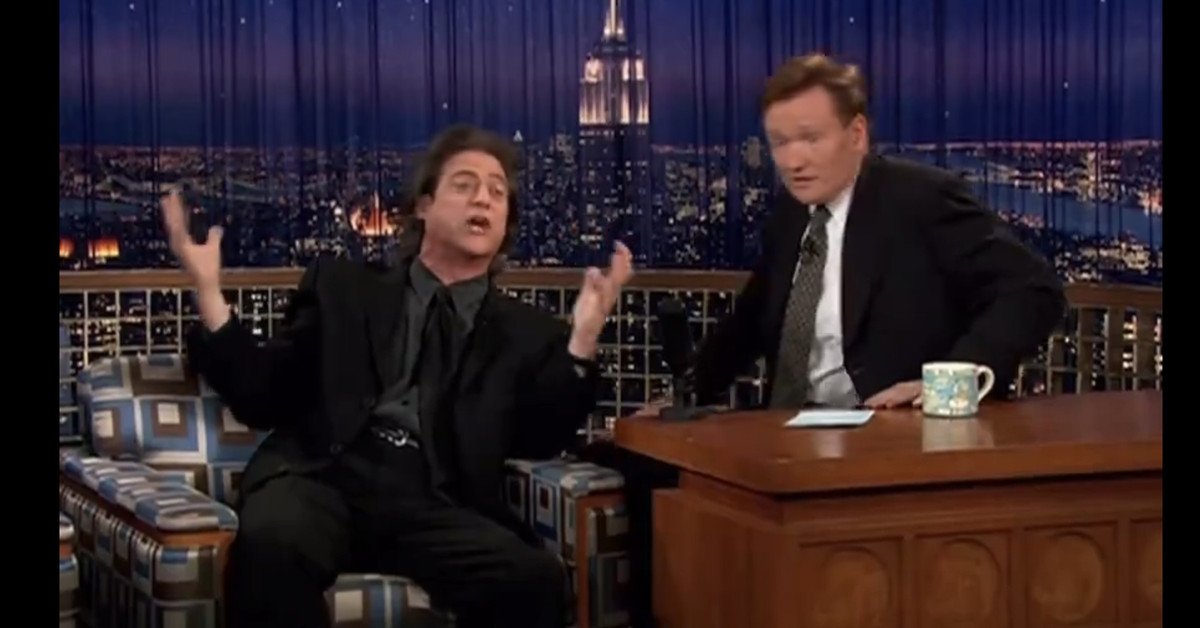 Je me souviens de la fois où Richard Lewis a décrit le pénis de Shaq au point que Conan O'Brien l'a perdu