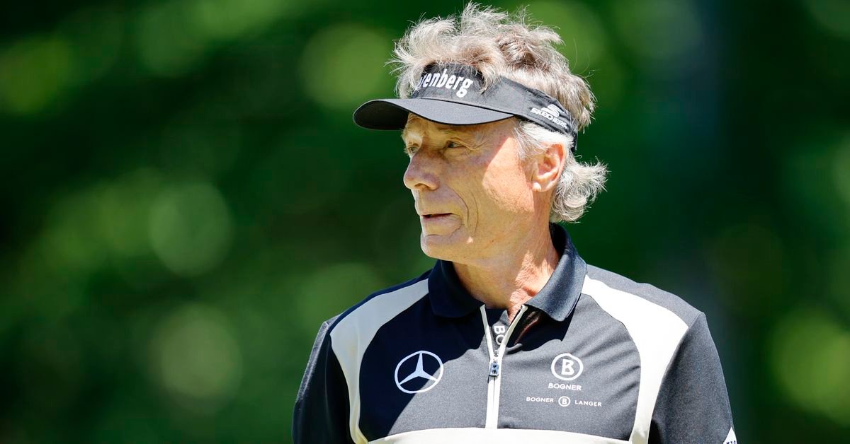 Bernhard Langer « ne peut pas marcher » et jouera toujours au championnat senior de la PGA