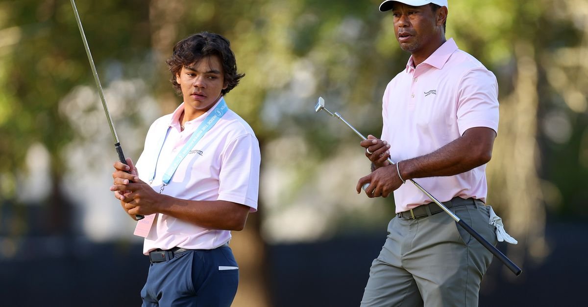 US Open : Tiger Woods prêt grâce au rôle de son fils Charlie dans la préparation