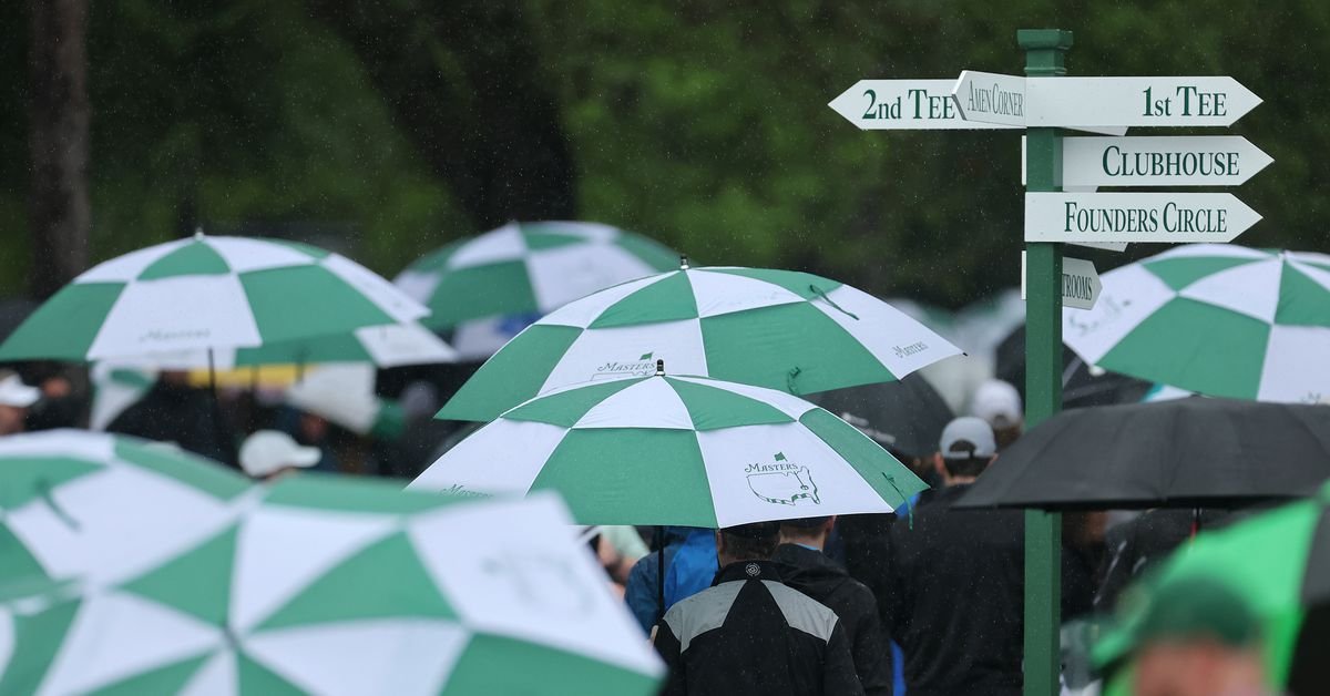 Masters 2025: La pluie de lundi, espérons-le, ouvre la voie pour la semaine spéciale