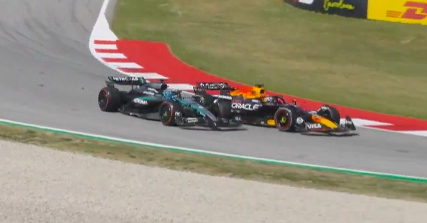 F1 News: Max Verstappen un point de pénalité loin de la suspension après avoir affronté George Russell